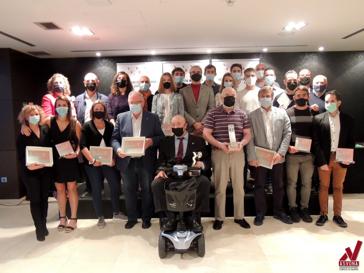 La Federaci&oacute;n Navarra de Judo y D.A., reconoce la dedicaci&oacute;n y el esfuerzo de deportistas y entrenadores, entre otros Galardonados. 09-10-21,